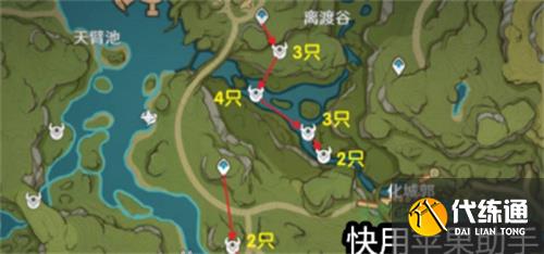 原神蕈兽孢子位置分布一览 蕈兽孢采集路线图