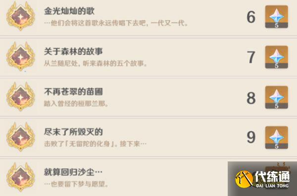 原神须弥隐藏成就一览 3.0须弥天动万象有哪些隐藏成就