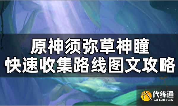 原神草神瞳位置图全览 须弥草神瞳快速收集路线视频图文攻略