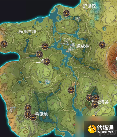 原神遗迹龙兽位置在哪里-遗迹龙兽材料速刷路线图分享