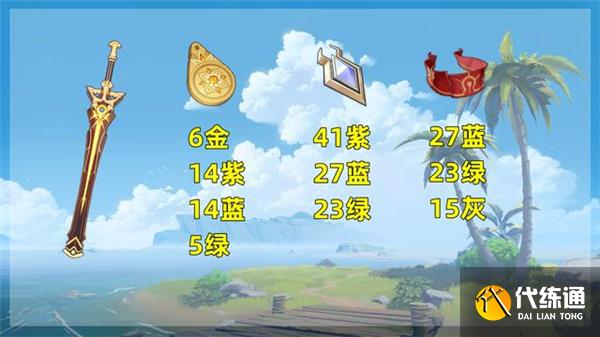 原神3.1新武器升级素材汇总