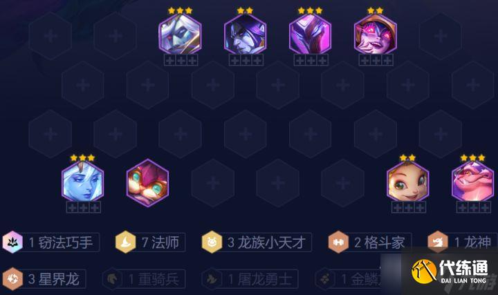 《云顶之弈》s7.5小天才法师阵容搭配推荐