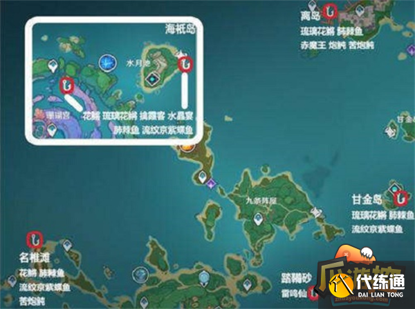 原神钓鱼地点分布图位置大全3.png