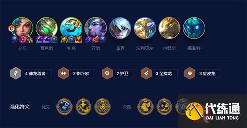 云顶之弈神龙卡莎阵容搭配推荐