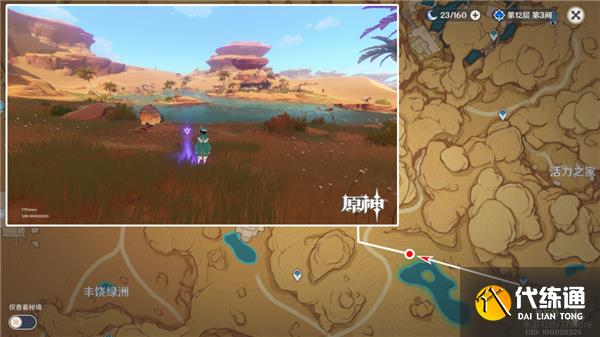 原神须弥沙漠全景观点位置一览