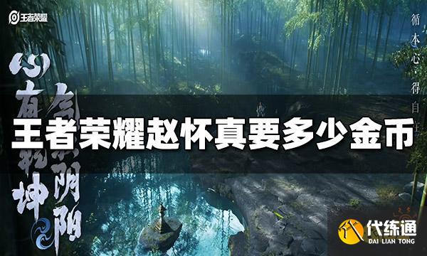 王者荣耀赵怀真要多少金币 赵怀真价格介绍