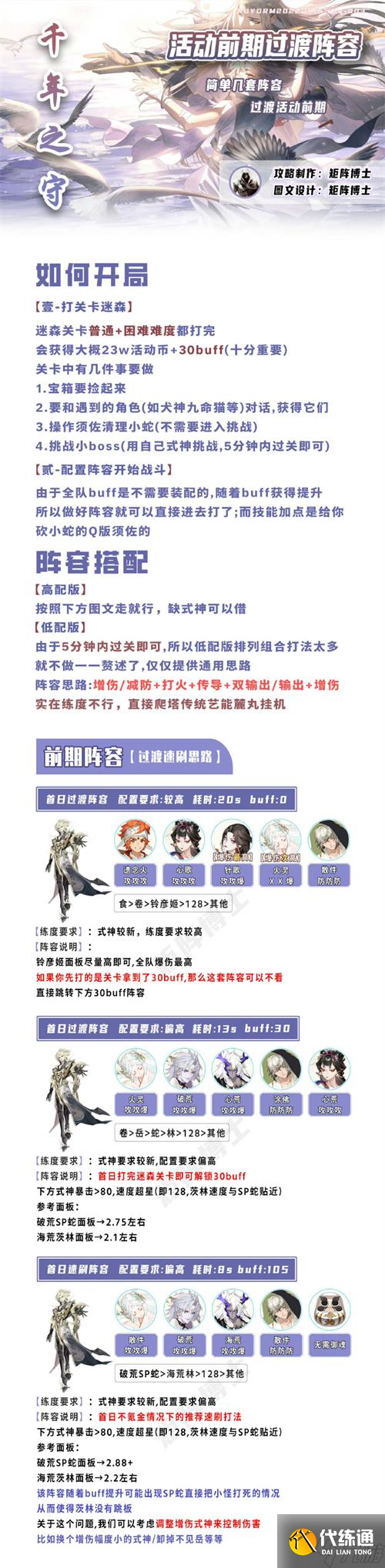 《阴阳师》千年之守神武行挂机阵容怎么玩？千年之守神武行挂机阵容推荐