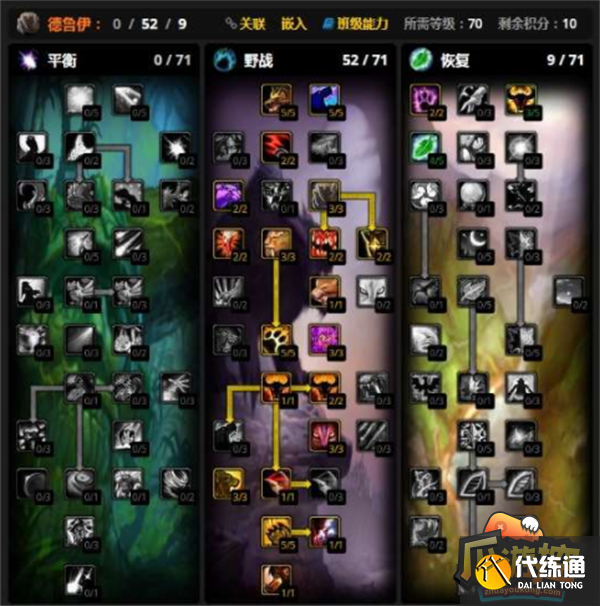 魔兽世界怀旧服WLK猫德天赋加点攻略1.png 魔兽世界怀旧服WLK猫德天赋加点攻略1.png