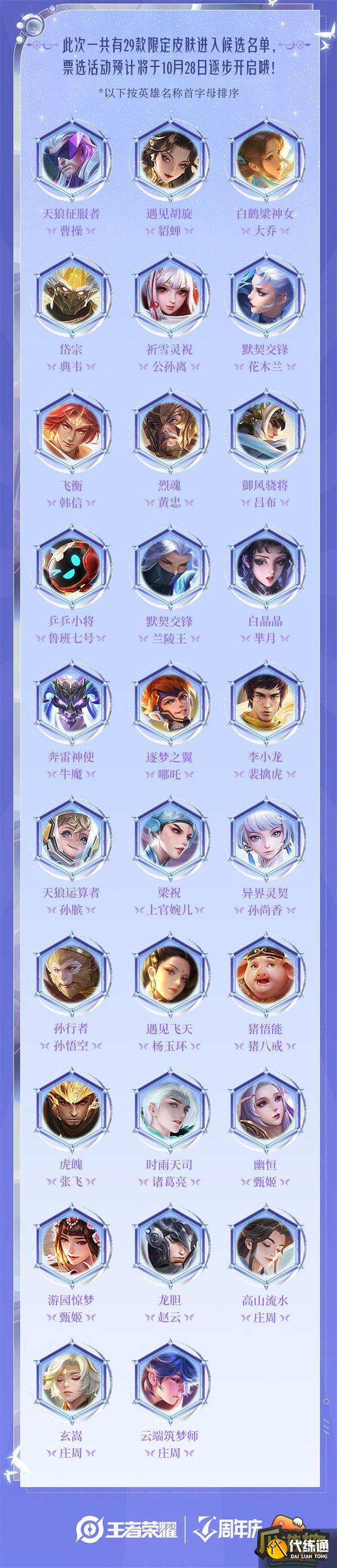 王者荣耀七周年限免皮肤大全.jpg 王者荣耀七周年限免皮肤大全.jpg