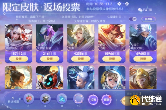王者荣耀七周年返场投票结果预测 七周年返场皮肤投票结果是什么[多图]图片1