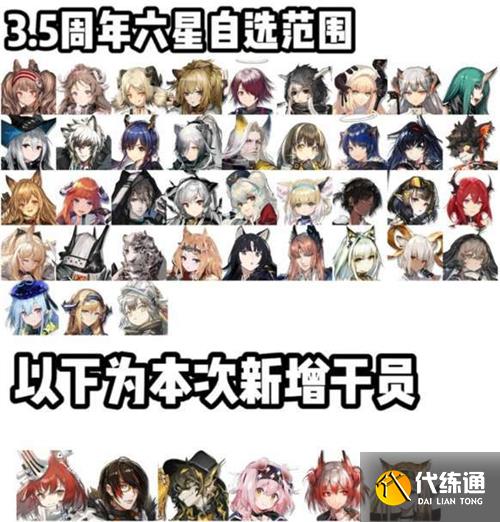 明日方舟3.5周年198自选六星干员选择攻略