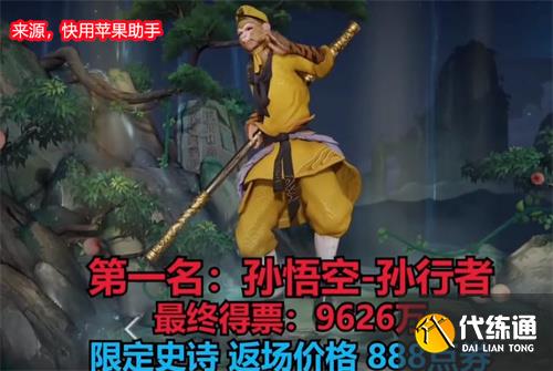 王者荣耀七周年返场皮肤是谁 七周年返场皮肤确定