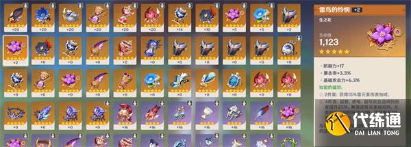 《原神》遗落之花圣遗物搭配推荐 《原神》遗落之花圣遗物搭配推荐