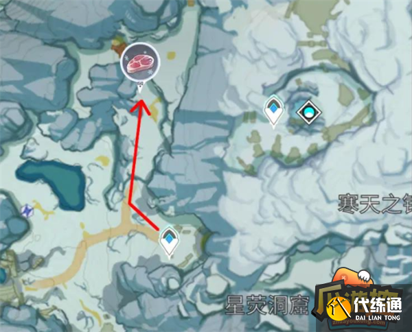 原神冷鲜肉采集路线图一览5.png