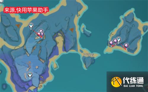 原神天云草实怎么快速采集 天云草实快速采集路线图