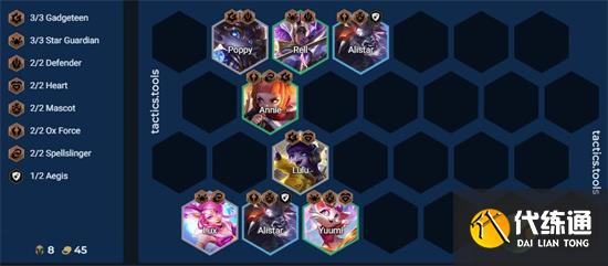 云顶之弈S8星守小天才拼多多阵容分享