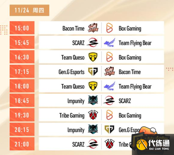 王者荣耀世冠赛赛程2022队伍