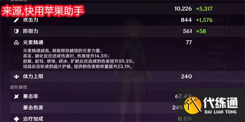 原神八重神子毕业面板多少 毕业面板推荐