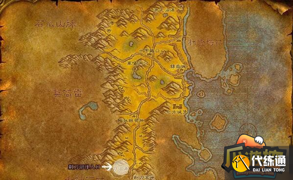 魔兽世界怀旧服剃刀沼泽在哪