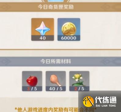 原神3.2百货奇货活动攻略 3.2版本百货奇货每天刷新位置玩法介绍[多图]图片2