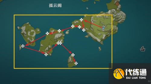 原神星螺分布图哪里多?原神星螺采集路线图推荐3