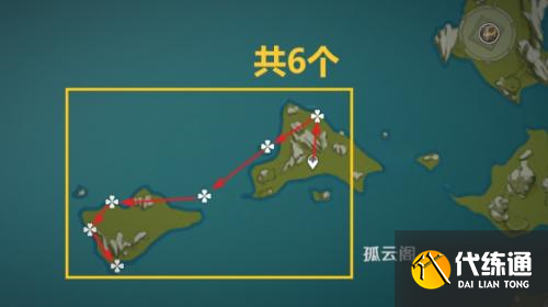 原神星螺分布图哪里多?原神星螺采集路线图推荐5