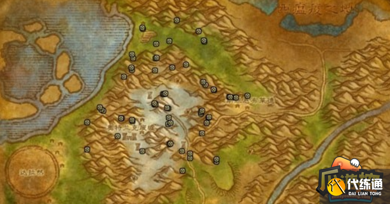 魔兽世界怀旧服金棘草哪里多