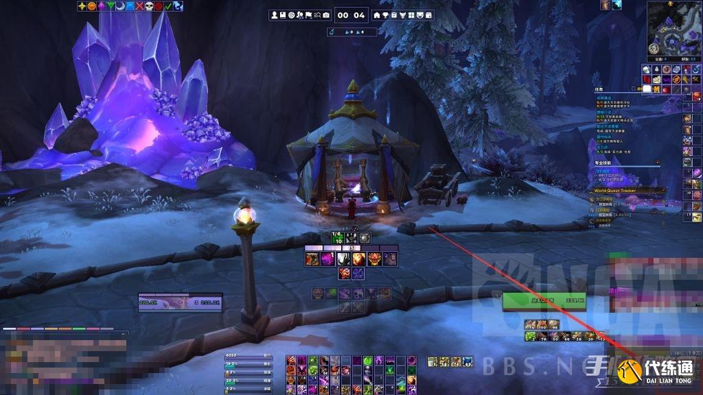 《魔兽世界》10.0碧蓝织布机位置