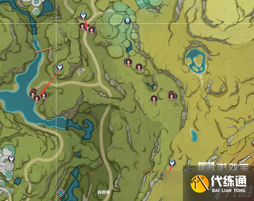 《原神》红绸路线图攻略
