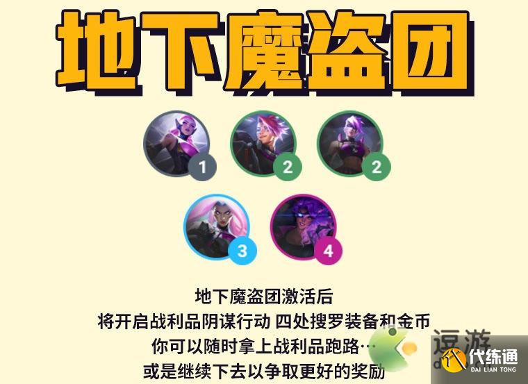 金铲铲之战地下魔盗团阵容玩法攻略