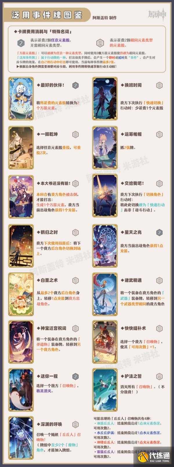 原神七圣召唤行动牌是什么 七圣召唤行动牌效果图鉴一览[多图]图片2