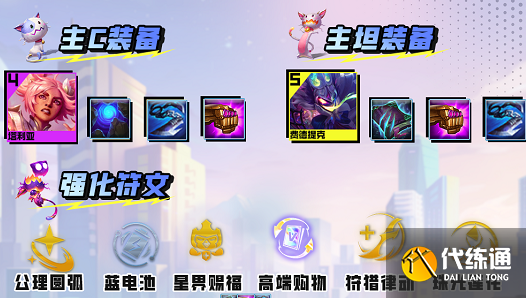 云顶之弈s8爆杀塔莉娅阵容搭配