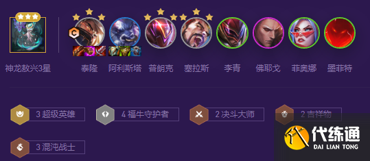 云顶之弈S8超级泰隆阵容推荐 超级泰隆阵容装备搭配攻略[多图]图片1