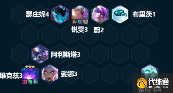 金铲铲之战S8维克兹主C阵容装备搭配详解