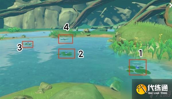 《原神》3.3版莱依拉突破材料月莲采集路线