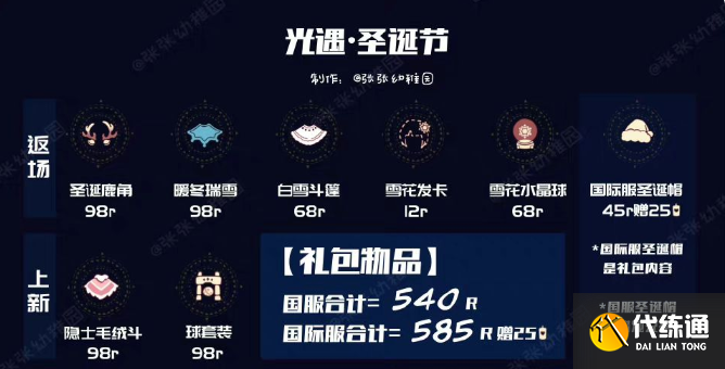 光遇圣诞节礼包价格2022最新 圣诞节礼包价格奖励一览[多图]图片1