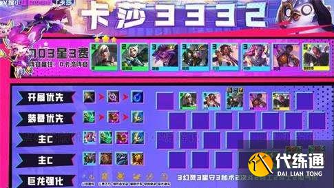 云顶之弈S8怪兽卡莎怎么玩 S8怪兽卡莎阵容推荐