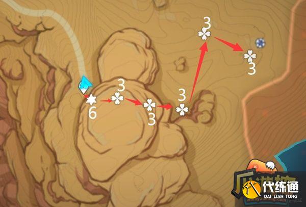 原神刺葵木采集路线图大全