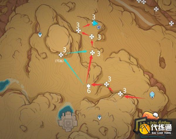 原神刺葵木采集路线图大全