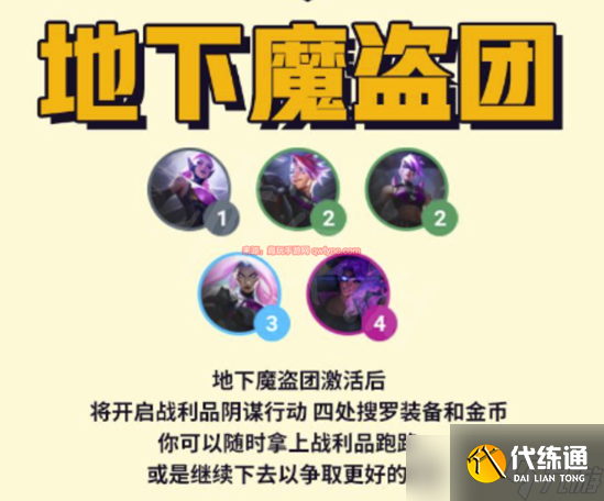 《云顶之弈》S8地下魔盗团怎么玩?S8地下魔盗团阵容玩法分享