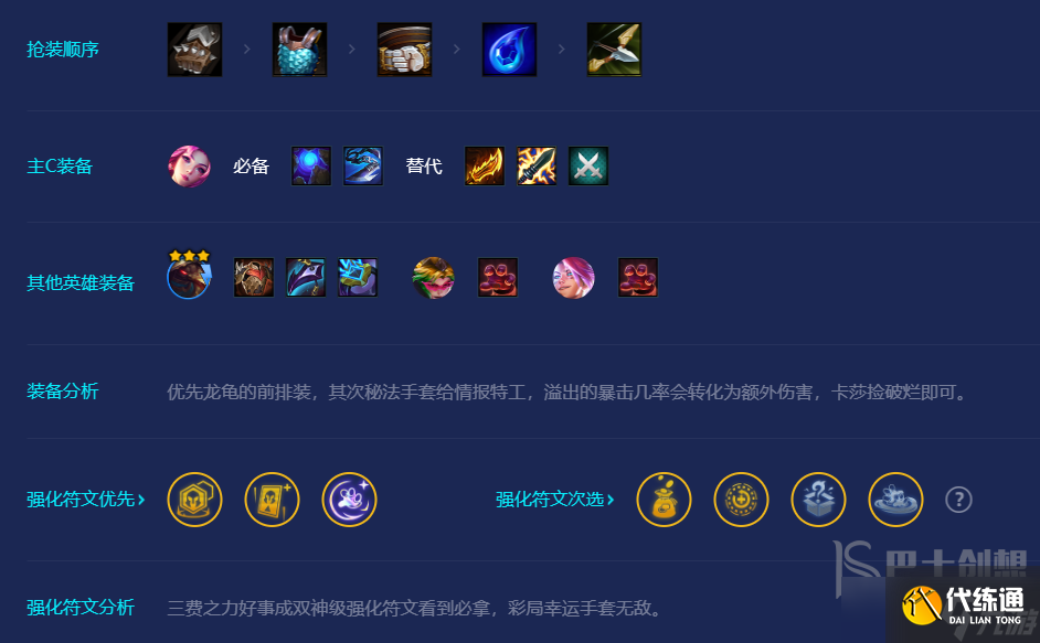 金铲铲之战S8秘法手套情报特工 秘法手套情报特工最强阵容搭配一览