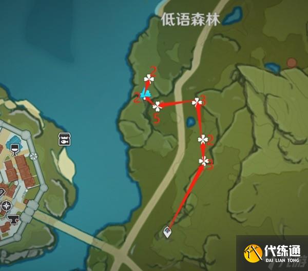 《原神》3.3版小灯草快速收集攻略