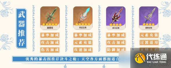 原神罗莎莉亚圣遗物武器以及配队攻略2023