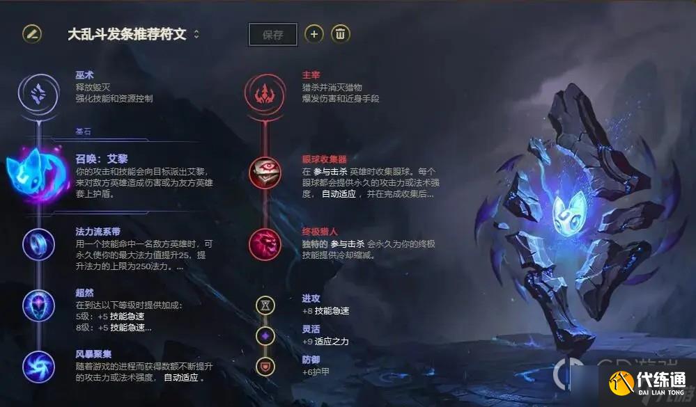 LOL2023发条魔灵符文怎么加点