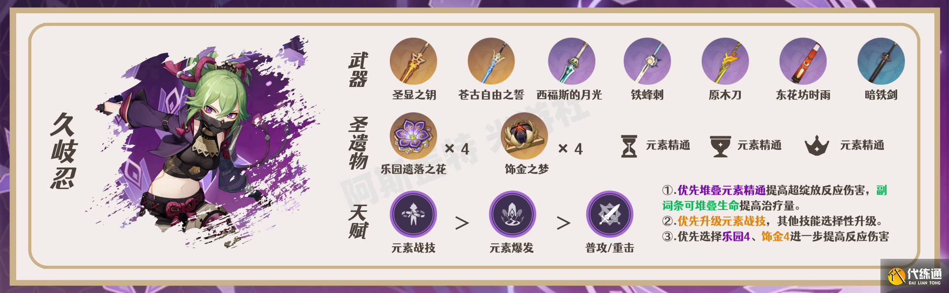 原神瑶瑶角色攻略 瑶瑶机制/装备选择/队伍搭配汇总[多图]图片16