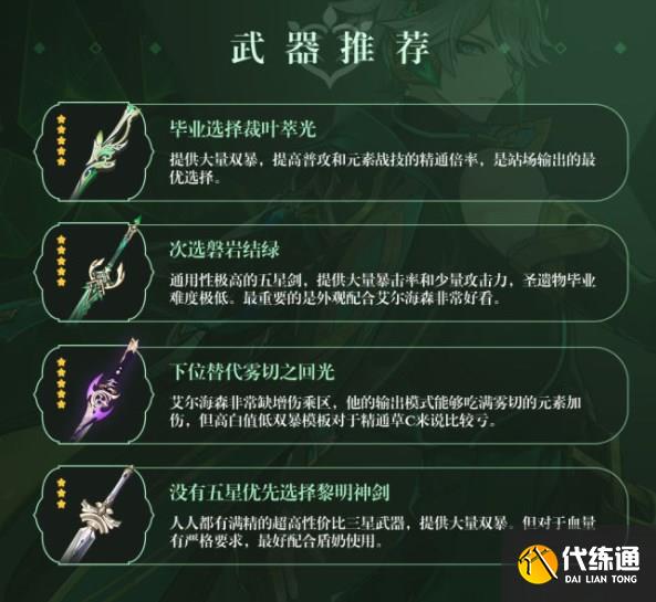 原神艾尔海森攻略大全 艾尔海森机制/配装/配队介绍[多图]图片9