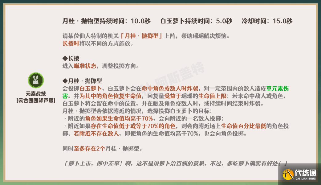 原神瑶瑶角色攻略 瑶瑶机制/装备选择/队伍搭配汇总[多图]图片5