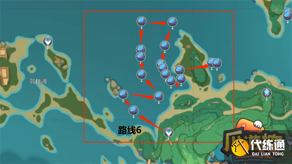 原神海灵芝采集点及路线汇总