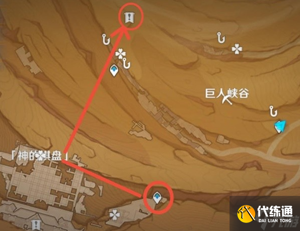 原神3.4圣章石柱位置在哪里-千壑沙地圣章石柱位置解析