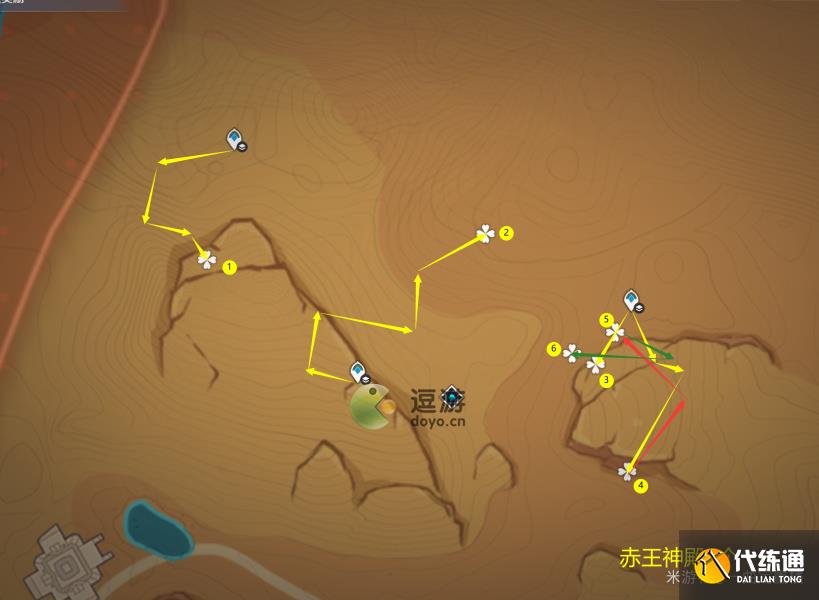 原神千壑沙地摩拉堆位置大全